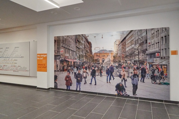 Die hannoversche Innenstadt heute (Lentikulareffekt)